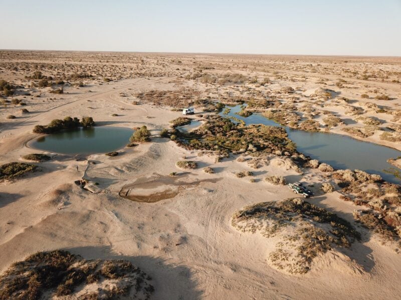 Camping in the outback