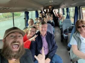 Jason with passengers