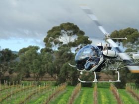 Taking off in Bell47 from Fox Creek