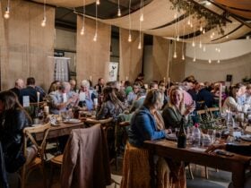 long lunch, olive grove, olive oil, local produce