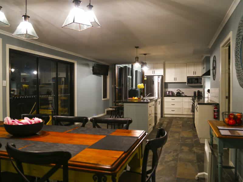 The beautiful new kitchen