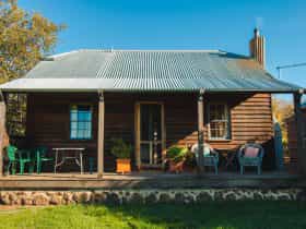 the front of pumpkin cottage with verandah