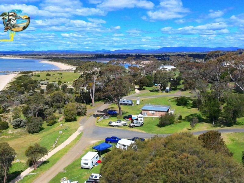 View Overlooking unpowered site near Gofton Beach