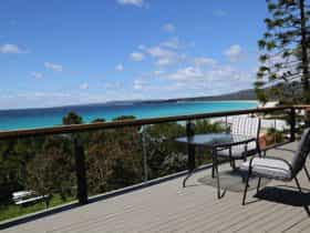 Driftwood Bay of Fires - View from deck