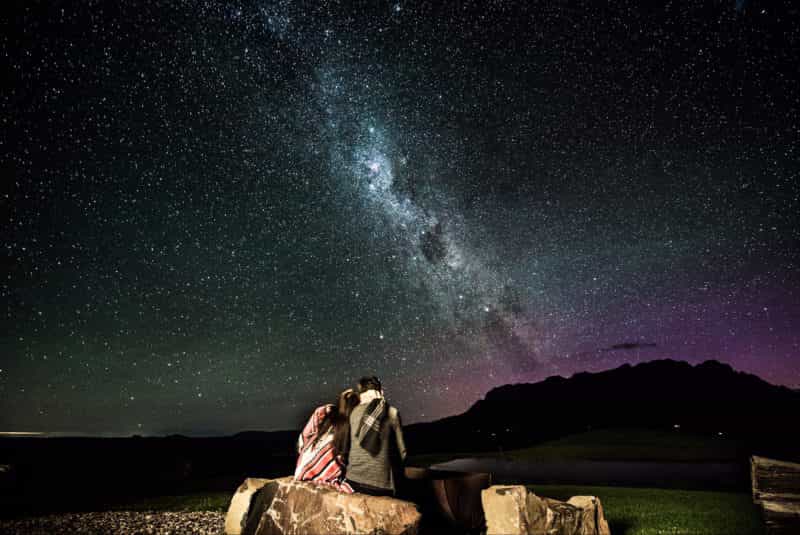 Eagles Nest III couple stargazing