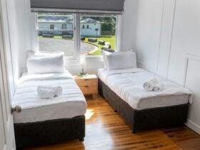 Budget Twin Room at Maydena Lodge