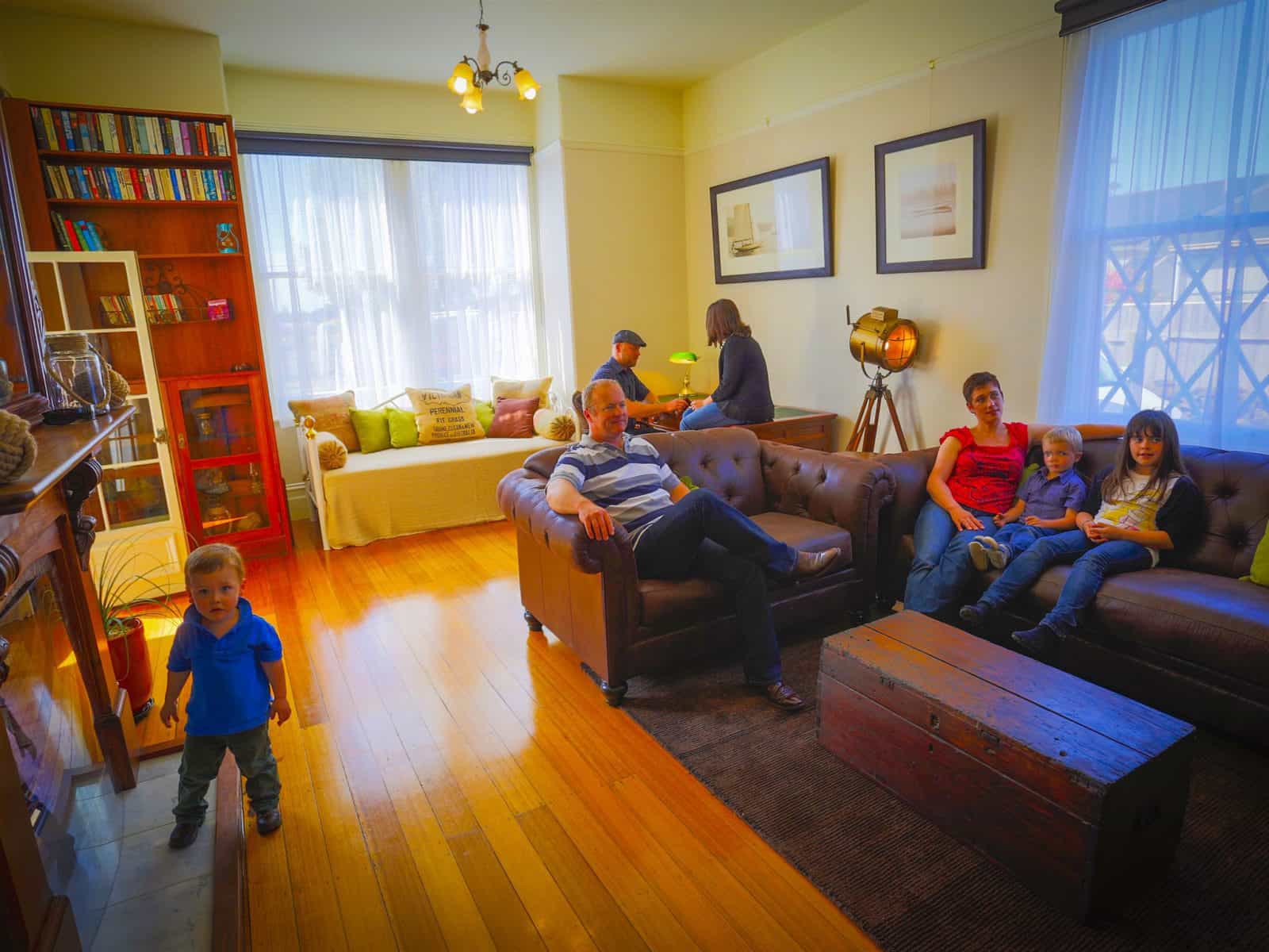 Lounge room Port Masters Residence