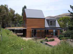 Outside view of Cabin.