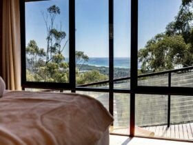 Main bedroom with view