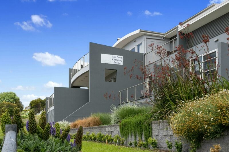 The Cove Kettering building and garden