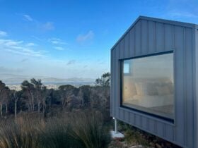 Escape at The George Tasmania Eco-Pod Accommodation with river views