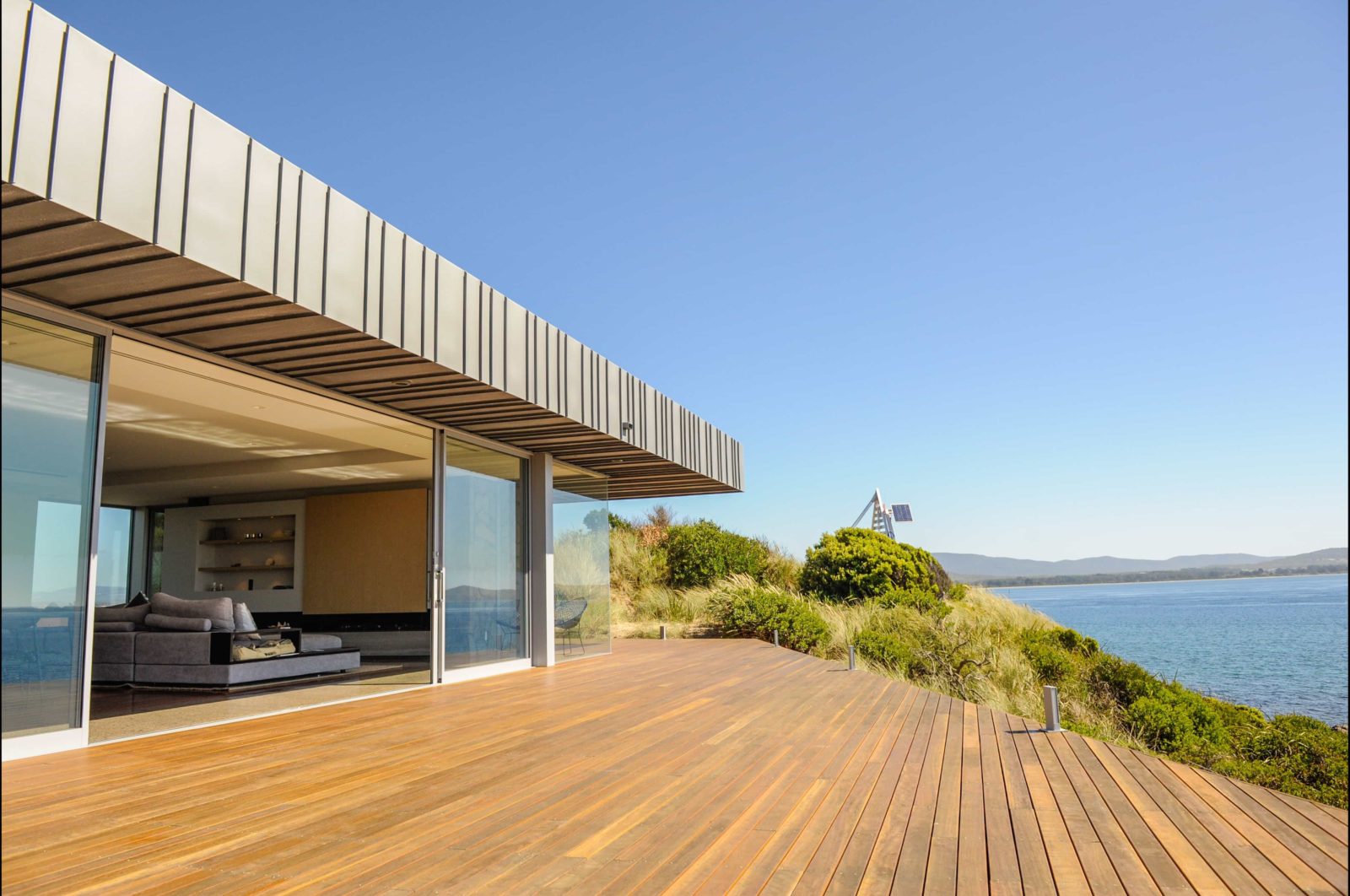 Huge deck to lie back and enjoy the sun