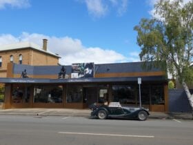 Outside the Gallery at An Artistic Affair in Oatlands Tasmania