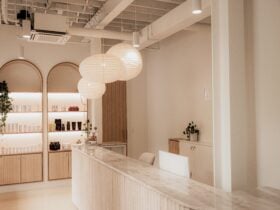 Lavada's architecturally designed reception area
