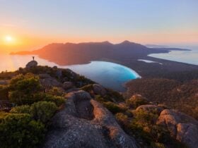 Sunrise at Wineglass Bay