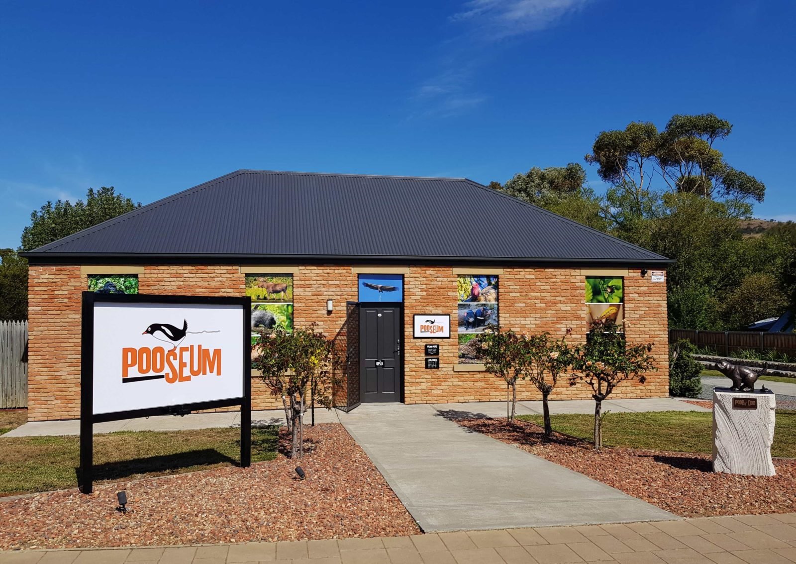 Pooseum, a new science museum about animal droppings in Richmond, Tasmania