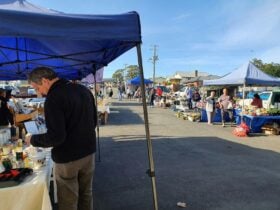 Maybe only once or twice a year when the weather is really bad do we lose our outside stallholders.r