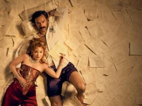 Lesley Manville & Aidan Turner