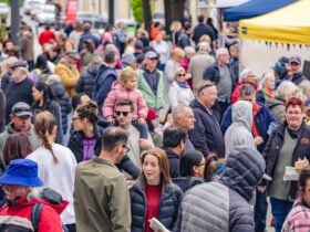 People enjoying World Street Eats