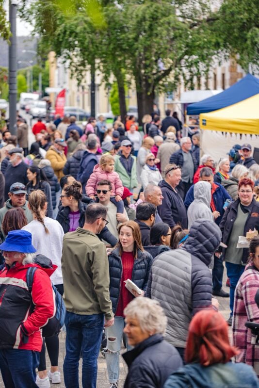 People enjoying World Street Eats