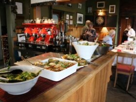 This photo is of a Greek Feast function at the Exchange Hotel Bar