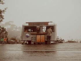 Cubed Espresso coffee van at the lookout