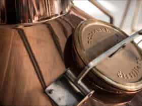 The copper still at Nonesuch Distillery