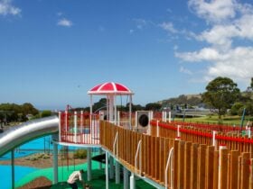 modern playground in Somerset, Tasmania