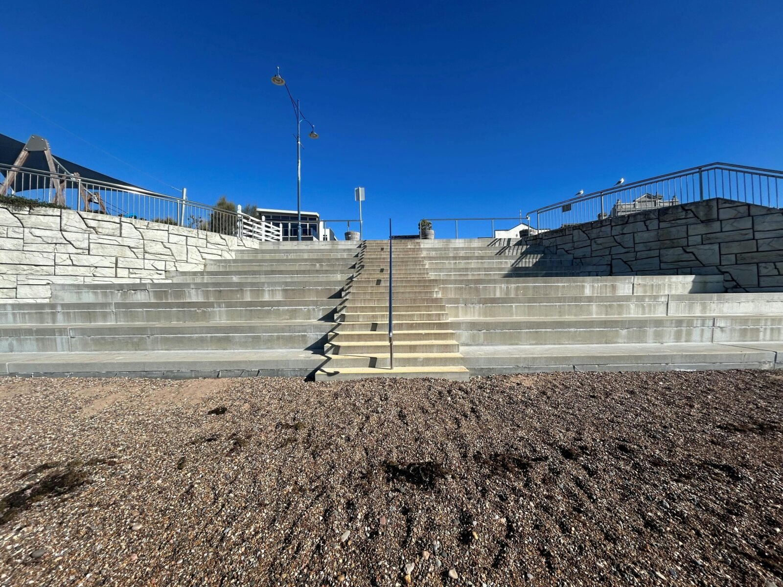 steps from the beach