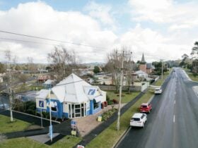 Birds-eye view of the Information Centre