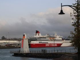 Spirit of Tasmania in the Mersey River