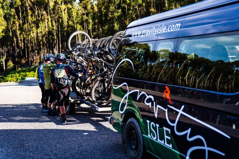 Gravity Shuttles at Flagstaff Trail Head