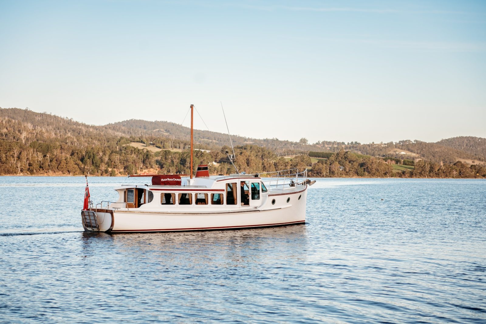 LaDrone leaving the dock