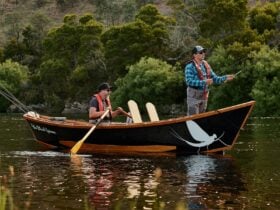 Guided fly fishing tours in a Drifft Boat – Tasmania