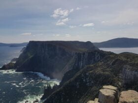 The wild surrounds of Cape Pillar in Tasman National Park always amaze