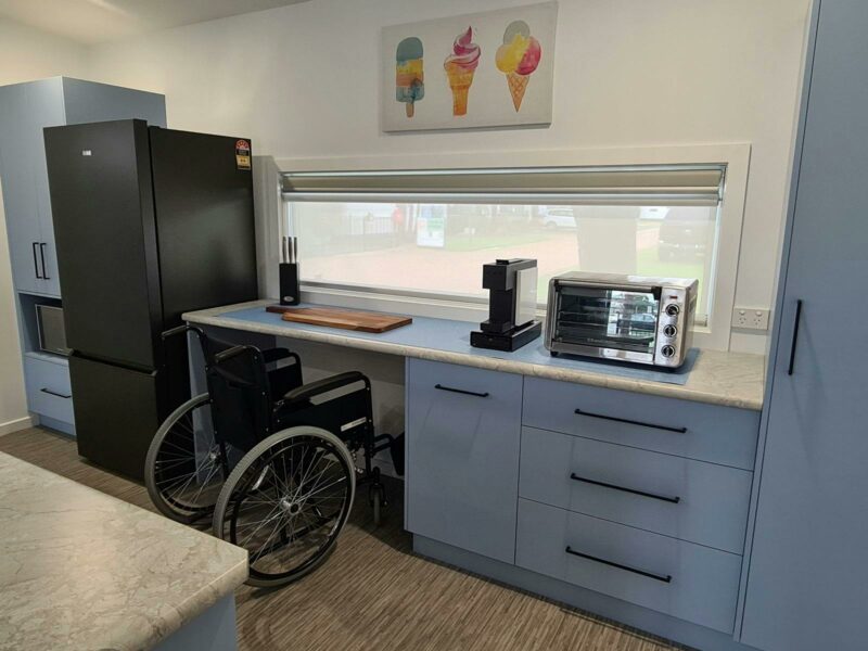Image of kitchen in our Accessible Holiday Cottage