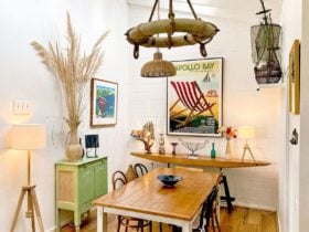 A great space to enjoy a meal, do a touch of work, write, create or just sit and gaze at the sea!