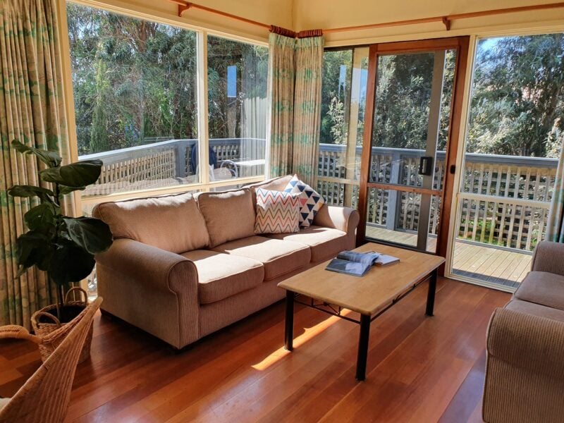 Beach Cottage Torquay, living area
