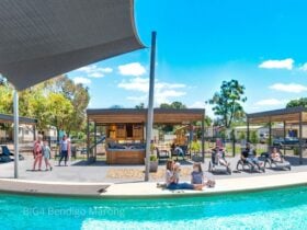 Solar heated pool