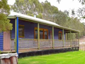 The deck of the Blue House