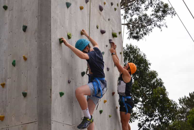 Climbing wall