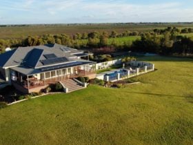 The front of Charm Lodge