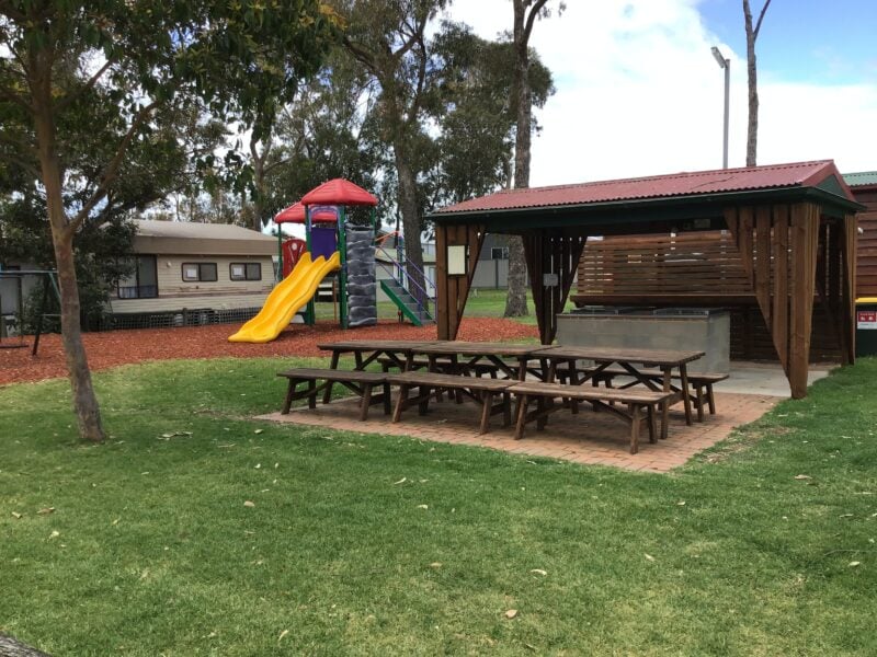 Dylene Holiday Park BBQ area & Playground
