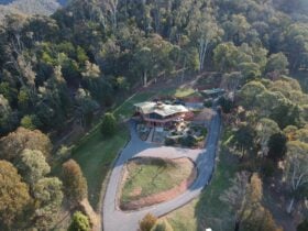 Eagles Nest Hideaway view from above