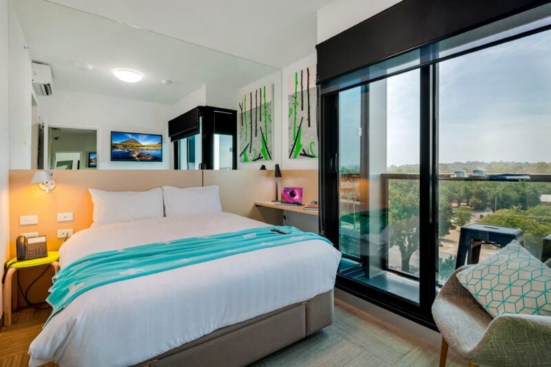 Looking out to balcony from Standard Room