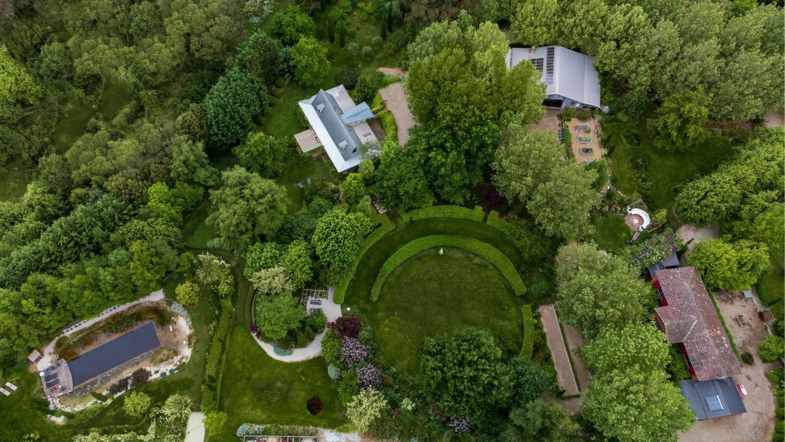 Amazing lifestyle property with acres of garden, natural pool, bocci court and giant chess board.