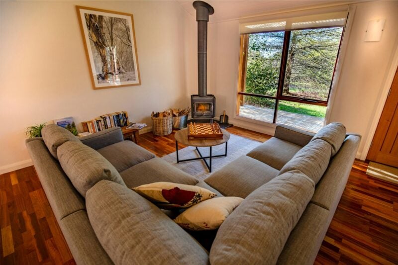 lounge with open fire