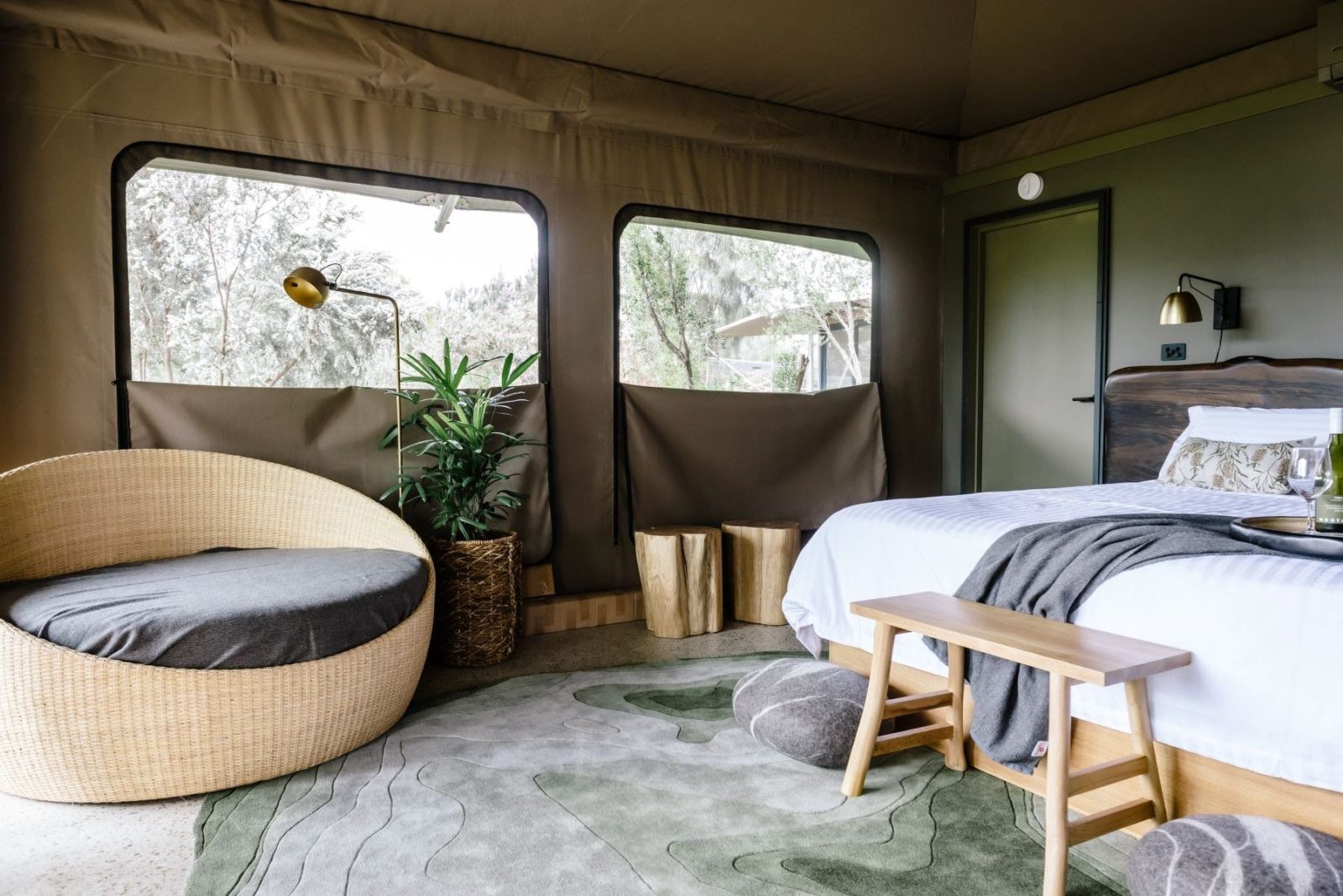 Premium glamping tent