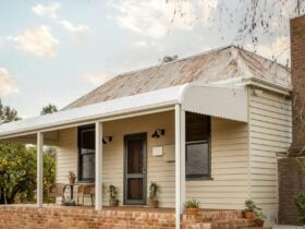 The exterior of the Beekeeper's Cottage, lovingly restored.