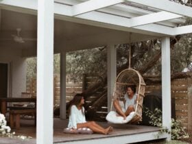 Luxury accommodation on Phillip Island with verandah and coastal gardens
